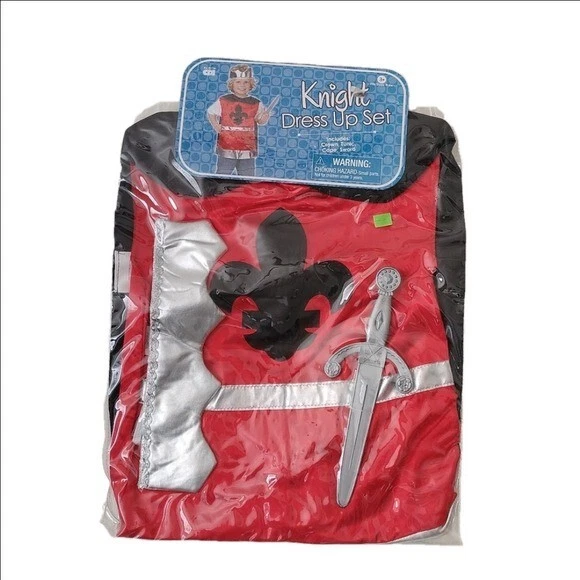 Conjunto de fantasia de Halloween meninos rei ou cavaleiro, tamanho 4-6x - Imagem 1 de 4