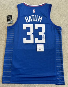 Nicolas Batum Signed Autographed Los Angeles Clippers Custom Jersey PSA COA - Picture 1 of 3