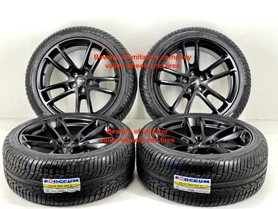 Llantas Dodge Charger Challenger Hellcat SRT 20" LLANTAS NUEVAS NEGRAS BRILLANTES Foto 1 de 4