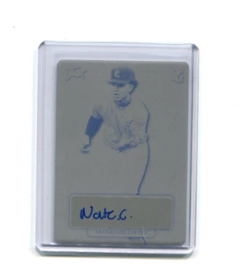 2022 Leaf Perfect Game Black Printing Plate Autographs Nathanael Coupet Auto 1/1 - Image 1 of 2