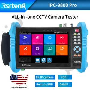 Rsrteng IPC-9800 Pro 7inch 8K IP Camera tester Network Cable test POE WIFI HDMI - Picture 1 of 11