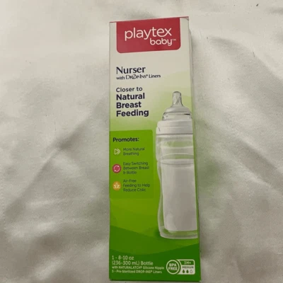 NUEVO Playtex Nurser Drop Ins Forros Natural Lactancia 8-10oz Foto 1 de 2