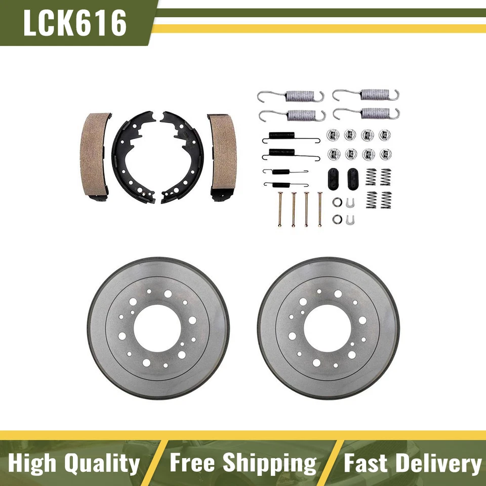 Kit de herrajes de tambores de freno y zapatas de freno traseros para Toyota 4Runner 1984 1985 Foto 1 de 4