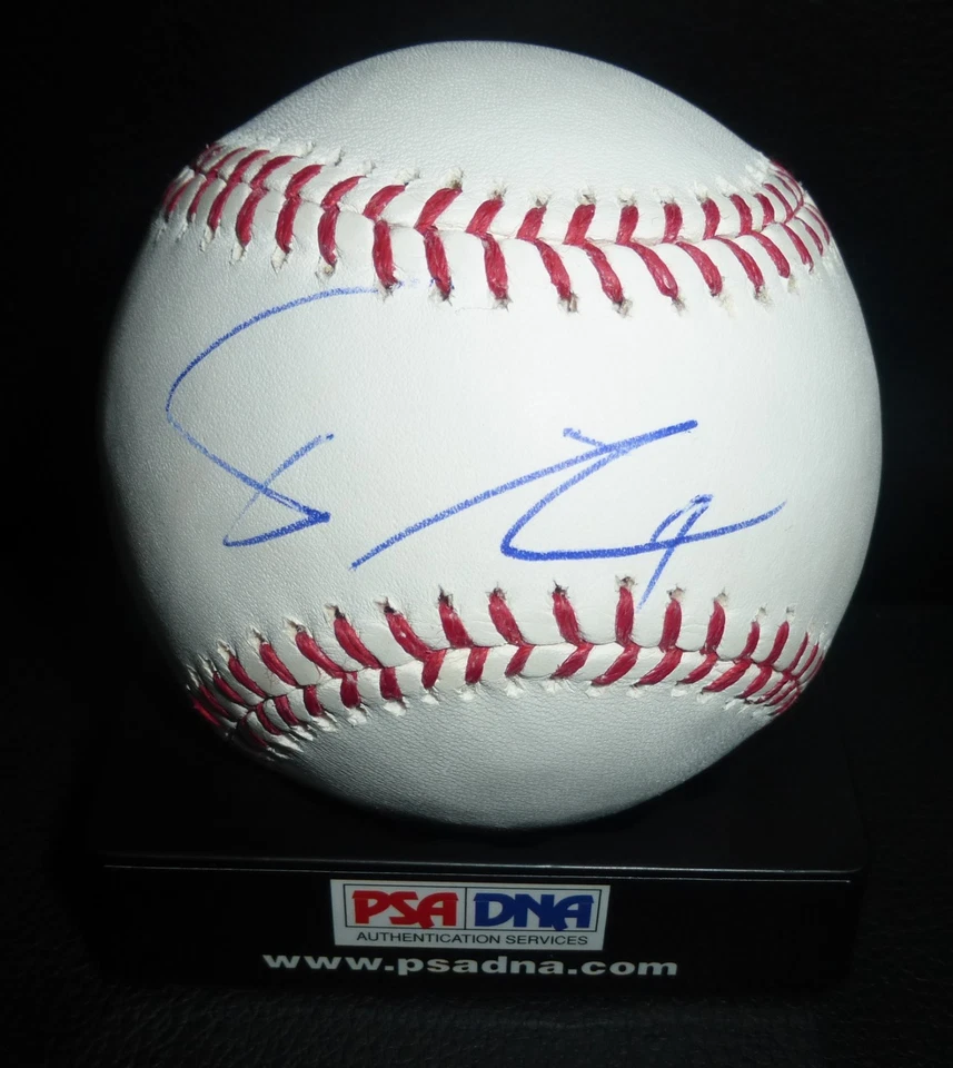 Yu Darvish Signed Official Major League Baseball PSA/DNA COA Cubs Padres Auto 48 - Image 1 of 4