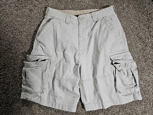 Consensus Authentic Heritage cargo shorts Size 34 Ivory Light Khaki - Picture 1 of 8