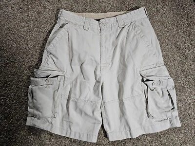 Consensus Authentic Heritage cargo shorts Size 34 Ivory Light Khaki - Image 1 of 4