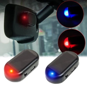 Universal Fake Solar Car Alarm Light Led Warn Security System Theft Flash Parts - Imagen 1 de 20