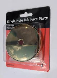 Keeney Tub Overflow Drain Face Plate One Hole Polished Brass K820-10DSPB - Picture 1 of 1