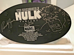 AP Bowen Designs Marvel VARIANT HULK Statue Sketched signed by artist NEW Proof - Picture 1 of 9