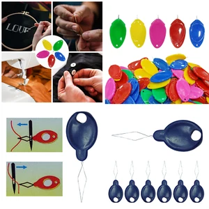 Sewing Machine Needle Threader Bow Wire Tool for Hand Stitching Insertion 1-100 - Picture 1 of 23