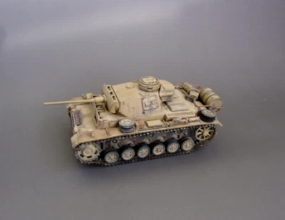 Pro Built Panzer III ausf. L 10th. Panzer Dividion, Tunis 1943   1/48 - Image 1 of 4