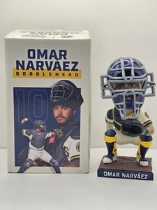 OMAR NARVAEZ MILWAUKEE BREWERS BOBBLEHEAD 2021 BDA Sports ESPN Advertising - Picture 1 of 7