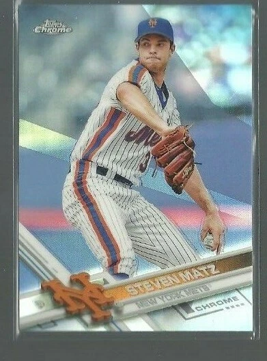  2017 Topps Chrome Refractors #110 Steven Matz (ref 66457) - Image 1 of 1