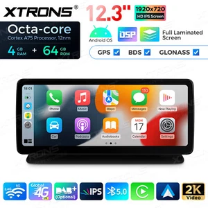 4G LTE Android 14 8-Core Car Stereo GPS Navi DSP For Mercedes-Benz CLS C218 W218 - Picture 1 of 14