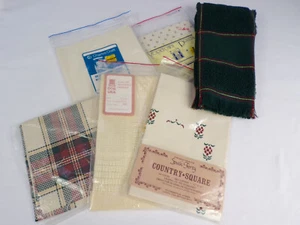 6 New Vintage Cross Stitch Fabrics Yorktown Country Square Charles Craft OOE C25 - Picture 1 of 11