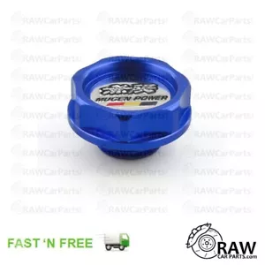 BLUE Mugen Style Oil Cap for Honda Civic Integra Type R EJ9 EP2 EP3 FN2 DC2 DC5 - Picture 1 of 1