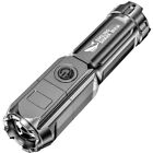 Kits Flashlight Searchlight USB White Light Xhp70 Zoom Torch Convex Lens