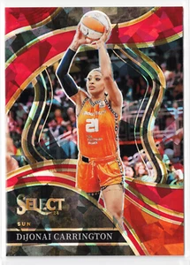 2024  Panini WNBA Select DiJonai Carrington Courtside Red Ice Prizm SP (B) - Picture 1 of 2