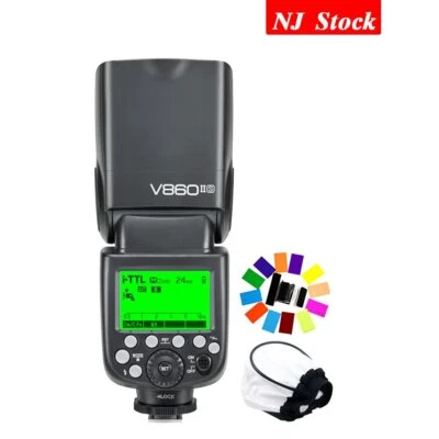US Godox V860II-S 2.4G TTL HSS 1/8000s Camera Flash Speedlite Light For Sony - Image 1 of 4