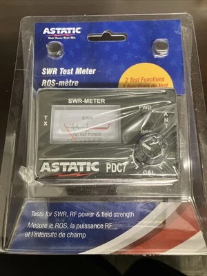 New - ASTATIC PDC7 SWR CB RADIO TEST METER - 302-01768 - Image 1 of 3