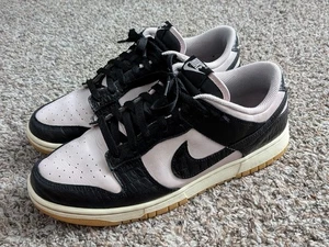 Nike Dunk Low Retro Pink Foam Black Croc Sneakers HF9191-001 Men Size 9.5 Shoes - Bild 1 von 13