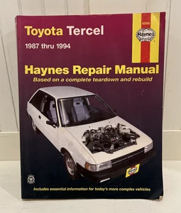 Haynes Service Repair Manual Toyota Tercel 1987-1994 - Bild 1 von 14