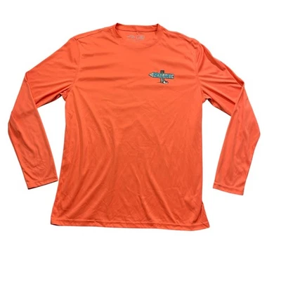 Camiseta deportiva para hombre Reef Life grande naranja manga larga 100 % poliéster Foto 1 de 4