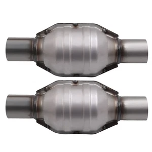 2PCS 2.25" Inlet/Outlet Catalytic Converters 13" Length for Toyota Corolla 1.8L - Picture 1 of 14