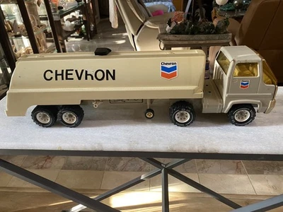 1970s Tonka Chevron Tanker Truck - Large, in Great Shape - Image 1 of 4