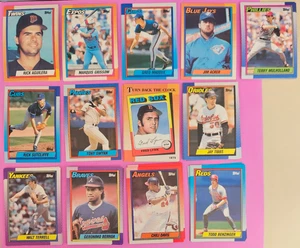 1990 Topps BB (43 card lot) Davis, Berroa, Tibbs, Gwynn, Maddux and more - Picture 1 of 22