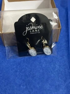 Pendientes Hipoalergénicos Joyería Jasmine Lane, Brillo, NUEVO - Imagen 1 de 17