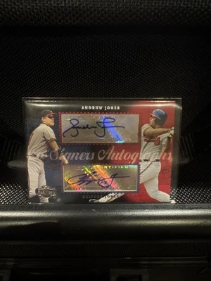2006 Topps Co-Signers - Dual Autographs Chipper Jones, Andruw Jones #CS-81 (AU) - Image 1 of 4