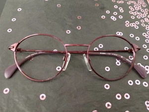 Vintage Silhouette 6201 /40 Violett Schwarz Oval Brille Brillengestell. - Bild 1 von 10