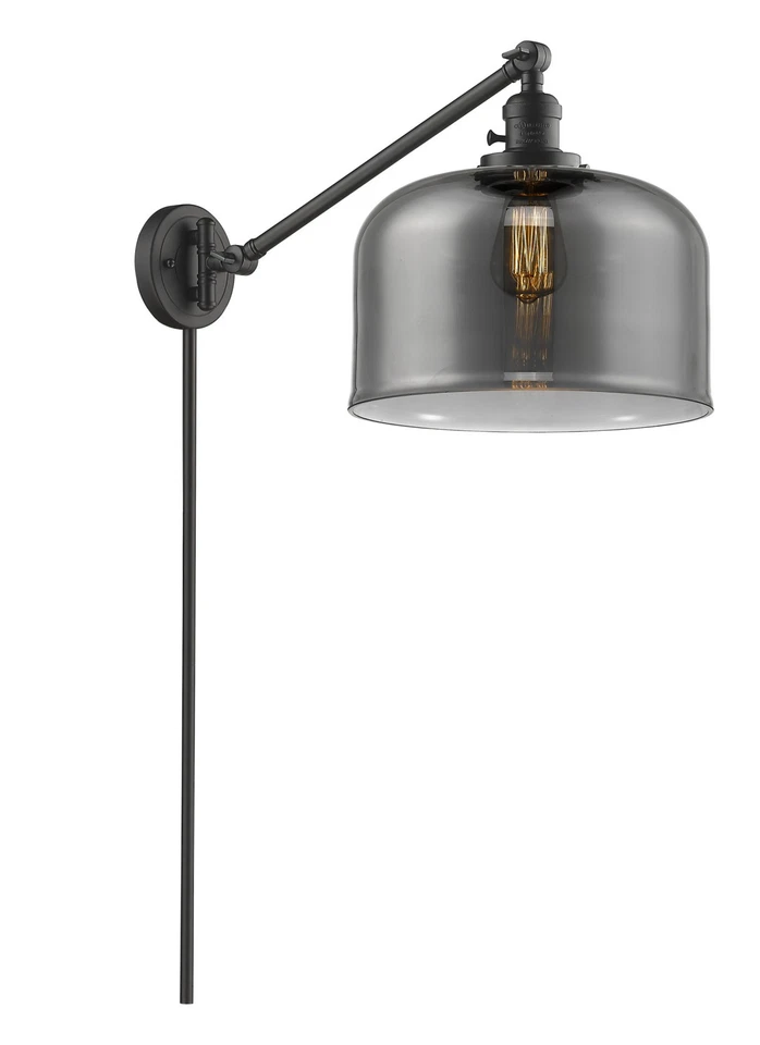 Innovations Lighting 237-OB-G73-L X-Large Bell Swing Arm or Wall Lamp