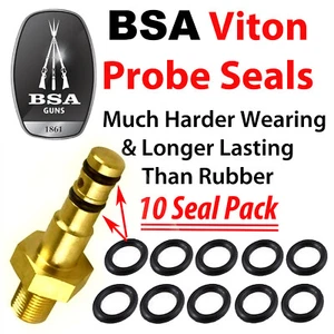 BSA 'Viton O-rings' Filler Probe Seals Harder Wearing than Rubber. - Picture 1 of 2