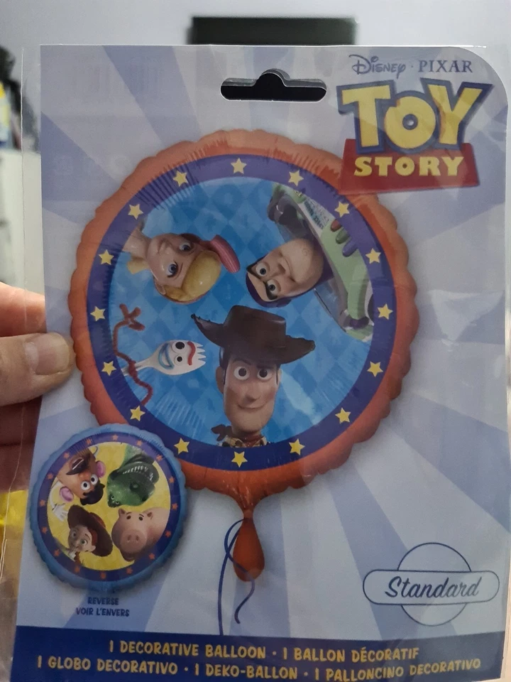 17" TOY STORY GANG BUZZ WOODY HELIUM FOIL BALLOON  DOUBLE SIDED 3951301 anagram - Image 1 of 1
