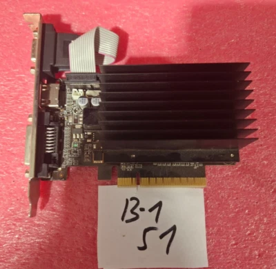 Palit GeForce GT 730 2GB DDR3 Graphics Video Card NEAT7300HD46-2080H - Image 1 of 3