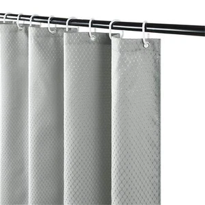 Duschvorhang 120x200 Textil Badvorhang aus Polyester Stoff Schimmelresistent ... - Bild 1 von 6