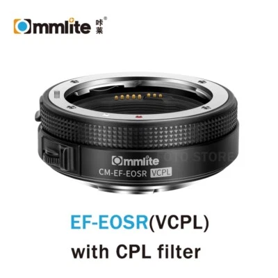 Commlite CM-EF-EOSR VCPL AF Lens Adapter For Canon EF EF-S to Canon EOS-R R5 R6 - Image 1 of 4
