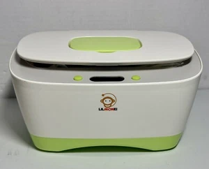 Lilmonki - Wet Wipe Warmer and Dispenser - For Baby Wipes -  Bonus Changing Pad - Picture 1 of 10