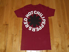 RED HOT CHILI PEPPERS Band Concert T-Shirt Mens Small CALIFORNIA KIEDIS FLEA