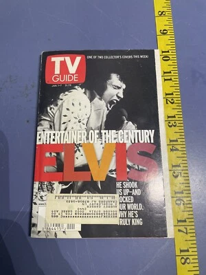 TV Guide January 1-7 2000 Elvis Presley Entertainer of the Century 1 of 2 F4D - Image 1 of 4