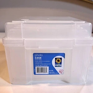 Iris Foto oder Handwerk Aufbewahrungskoffer mit 6 einzelnen Innenhüllen je 4" x 6" NEU - Bild 1 von 3