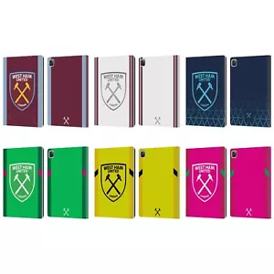 OFFICIAL WEST HAM UNITED FC 2023/24 CREST KIT LEATHER BOOK CASE FOR APPLE iPAD - Afbeelding 1 van 12