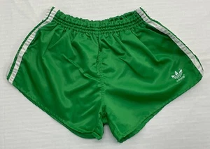 Adidas VTG Shorts WEST GERMANY 70s 80s Mens Nylon Sprinter Athletic Shiny Glanz - Picture 1 of 18