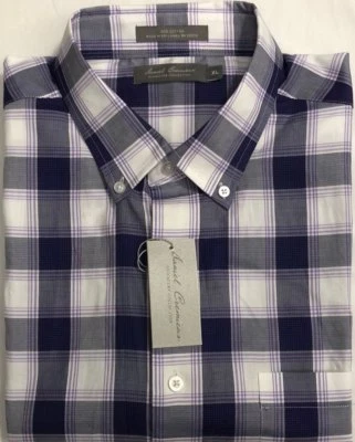 Nueva Camisa Daniel Cremieux Informal Manga Corta Lavanda Cuadros Talla L $18.50 Foto 1 de 3