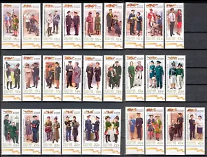 Russia 2013 - 2020 History of the Russian uniform 28v**MNH - Picture 1 of 1