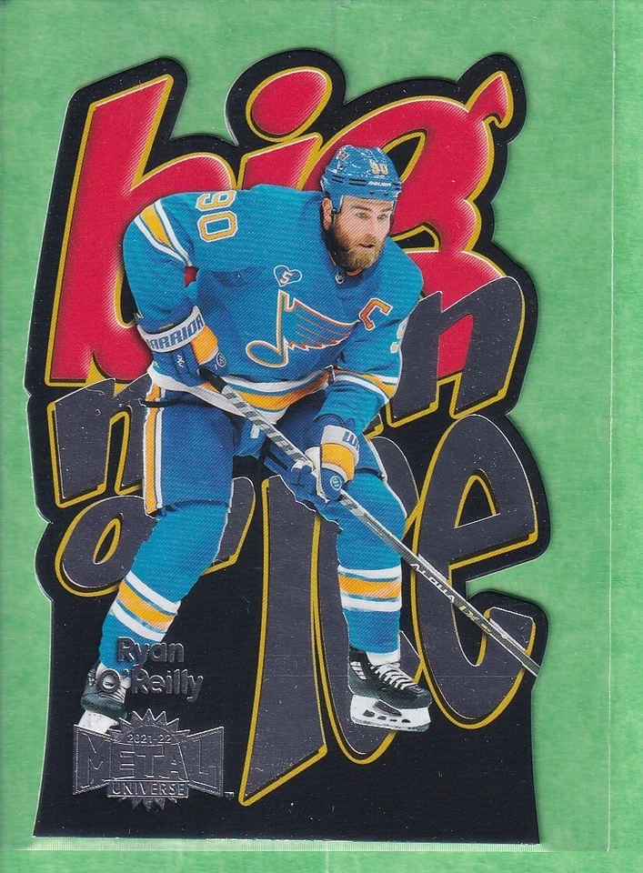 2021-22 Skybox Metal Universe Big Man on Ice #BM-21 Ryan O'Reilly STL Blues - Image 1 of 2