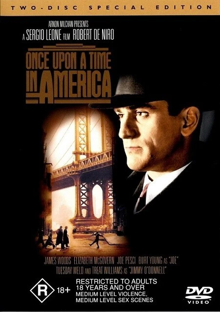 ONCE UPON A TIME IN AMERICA Robert DE NIRO James WOODS Joe PESCI (2 DVD SET) R4 - Image 1 of 1