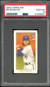 2020 Topps 206 Series 5 Bo Bichette Rookie #18 PSA 10 Gem Mint RC SP Blue Jays - Picture 1 of 2